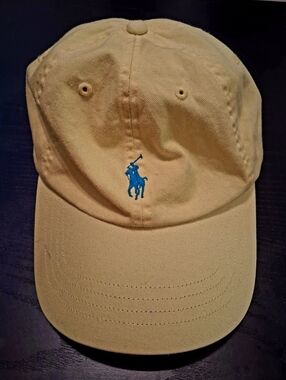 Polo Ralph Lauren "Neon Yellow" 6 Panel Cotton Chino Baseball Cap " Dad Hat"